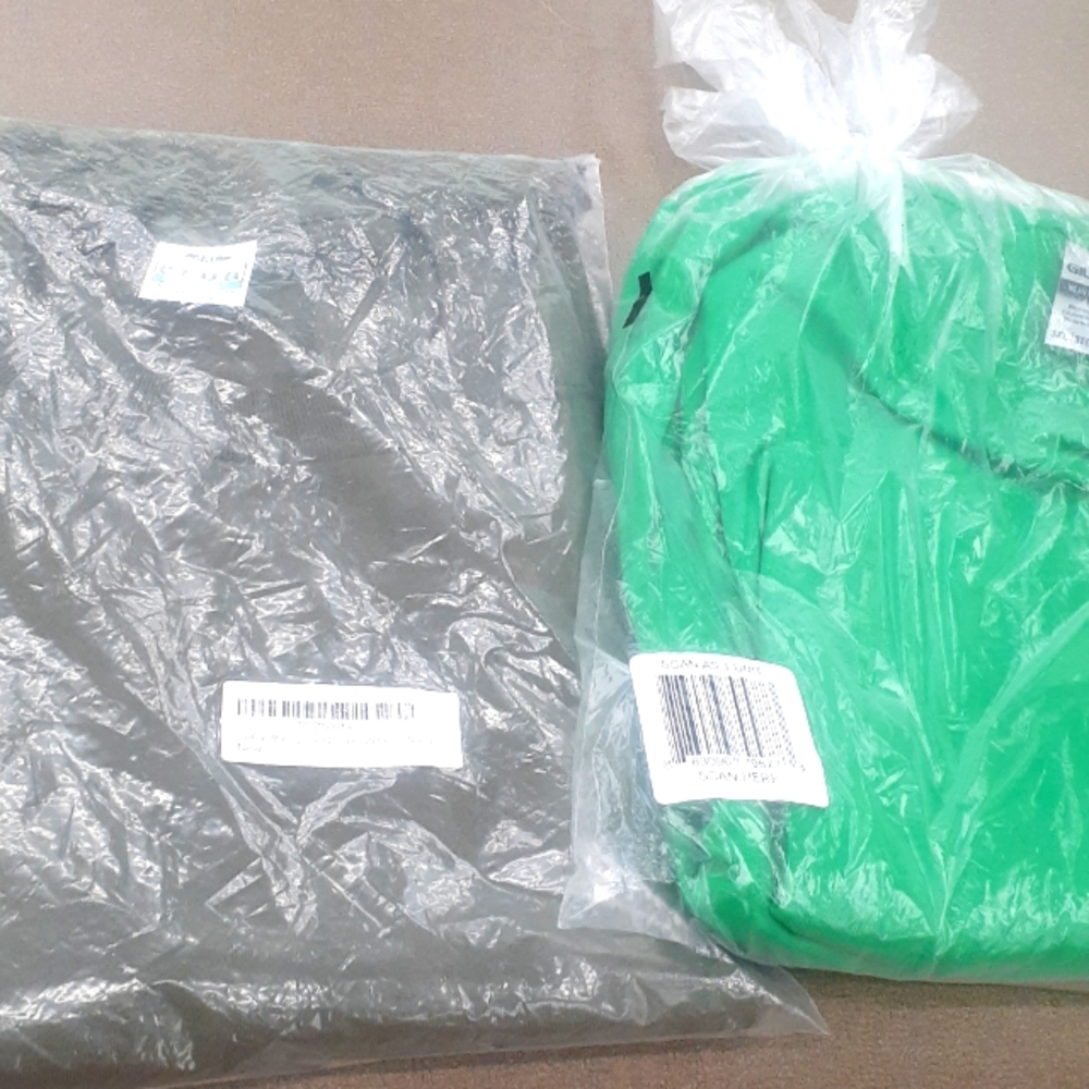 NEW 3 Heavy Cotton MENS T-SHIRTS sz 3XL-4XL LONG Sleeves Green khaki Olive Green - Picture 6 of 11